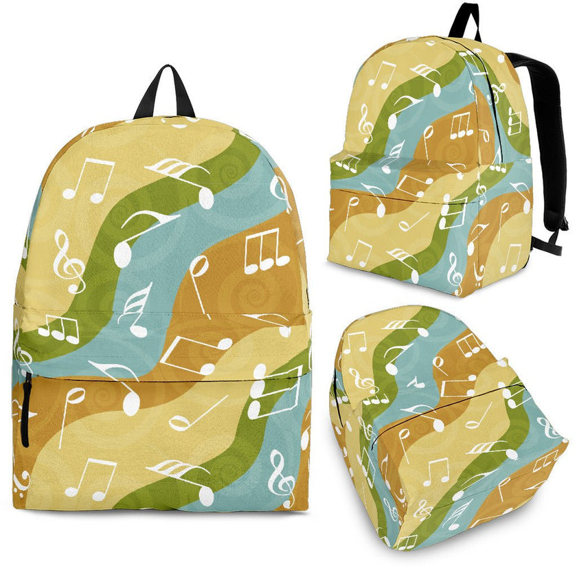 Back Pack Music Note Multi Color - Carbone's Marketplace