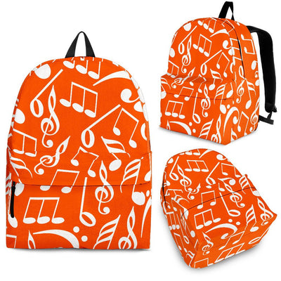 Back Pack Music Note Orange - Carbone's Marketplace