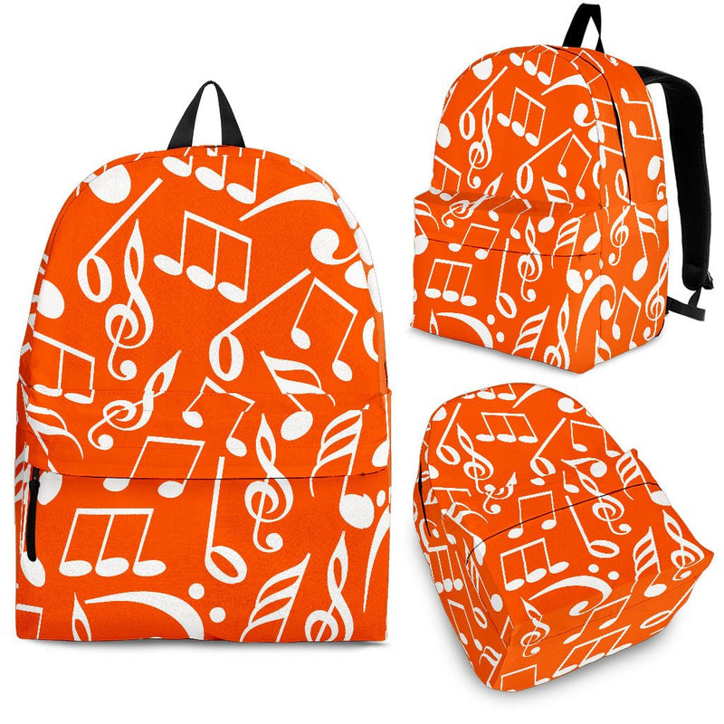 Back Pack Music Note Orange - Carbone&