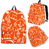 Back Pack Music Note Orange - Carbone's Marketplace