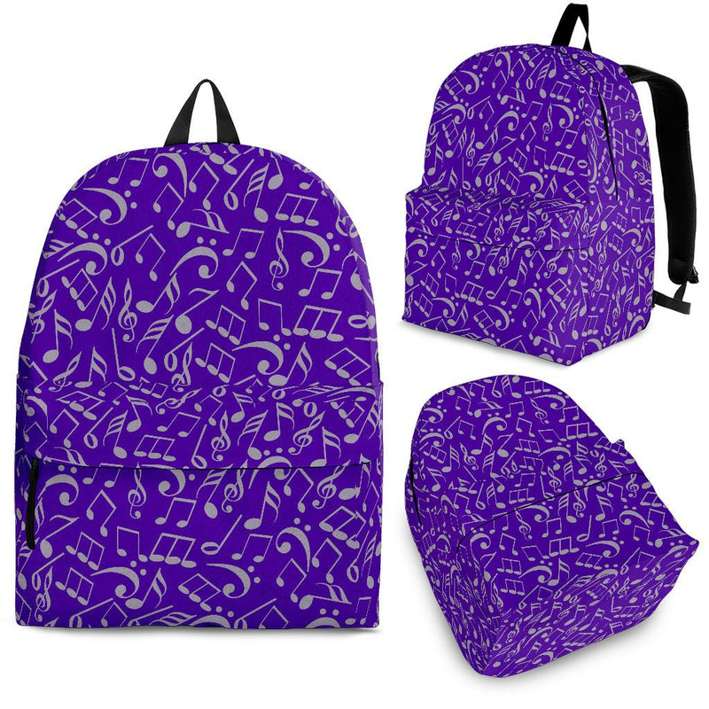 Back Pack Music Note Purple - Carbone&