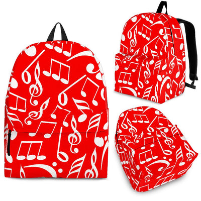 Back Pack Music Note Red - Carbone's Marketplace