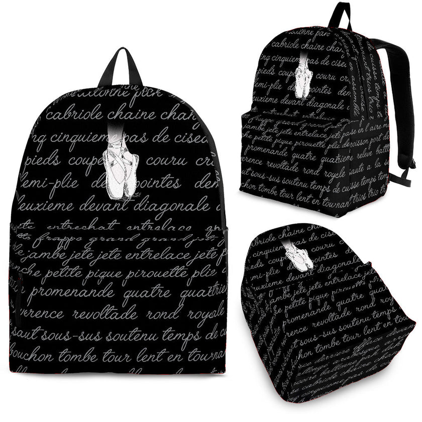 Ballet Terms Backpack - Carbone's Marketplace