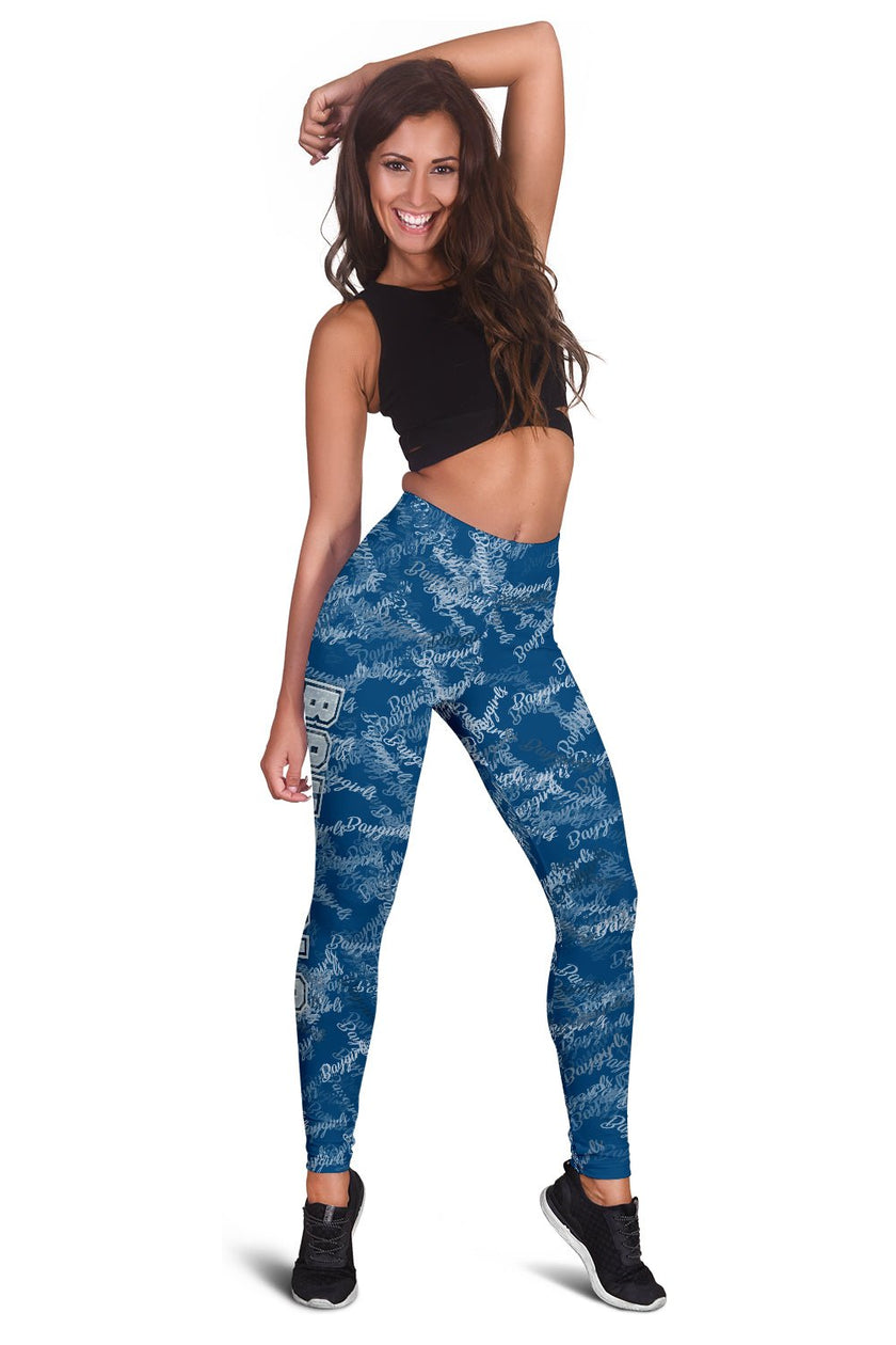 Baygirls Leggings in Blue - Carbone's Marketplace
