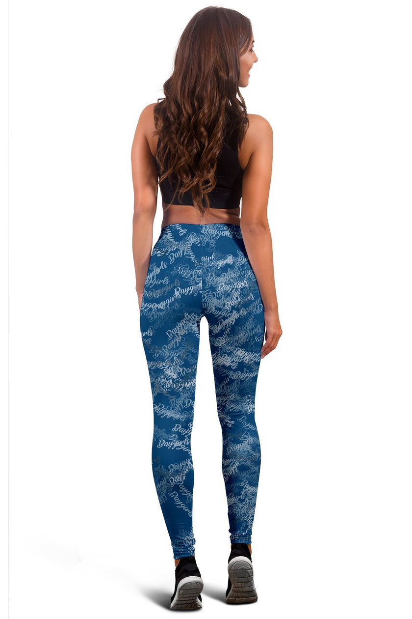 Baygirls Leggings in Blue - Carbone's Marketplace