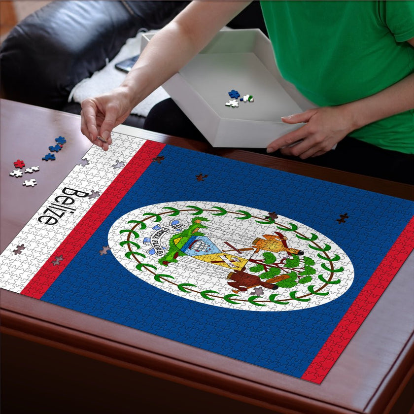 Belize Country Flag Jigsaw Puzzle - Carbone's Marketplace