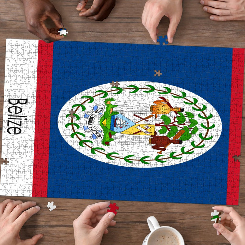 Belize Country Flag Jigsaw Puzzle - Carbone&