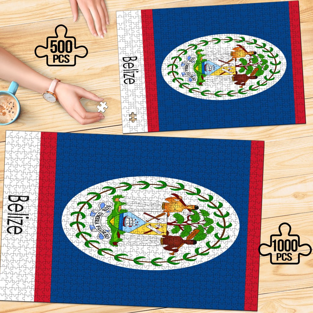 Belize Country Flag Jigsaw Puzzle - Carbone's Marketplace