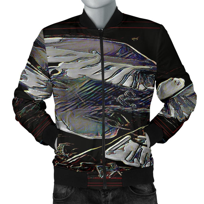 Bird Models: Majestic Dove 01-03 Men's Bomber Jacket - Carbone's Marketplace