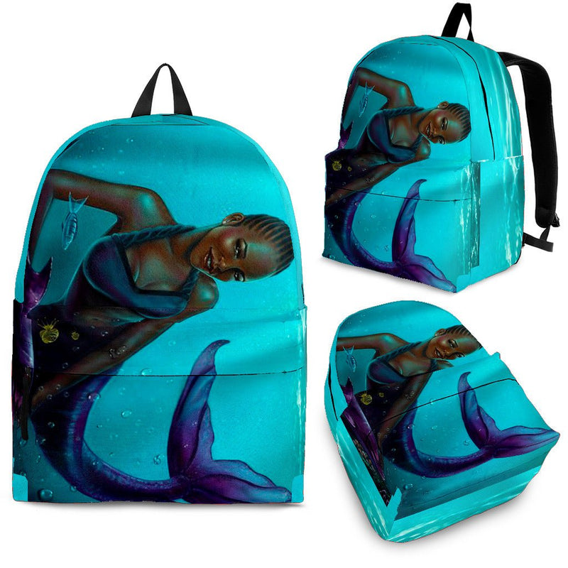 Black Mermaid Backpack - Carbone&