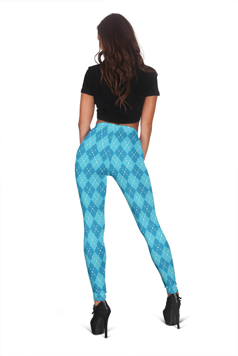 Blue Argyle Women&