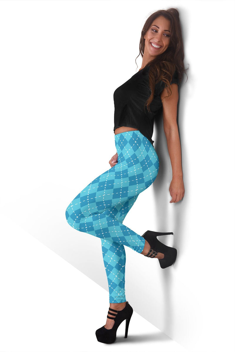 Blue Argyle Women&