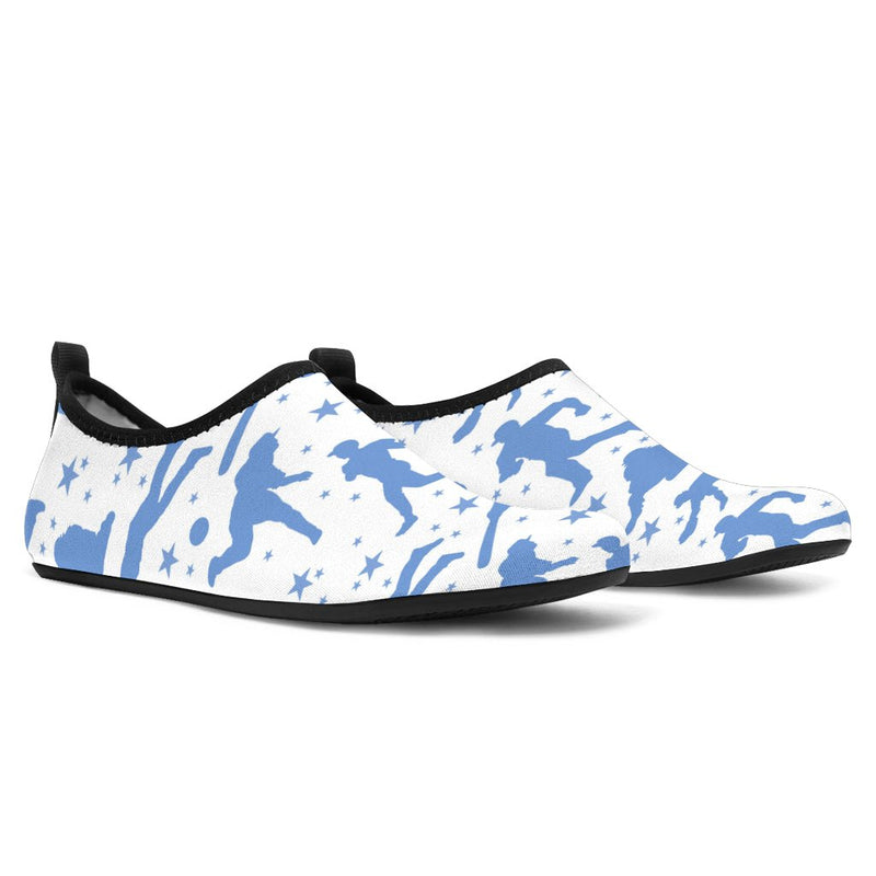 Blue Baseball Players Aqua Shoes - Carbone&