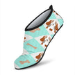 Blue Bassett Hound Aqua Shoes - Carbone's Marketplace