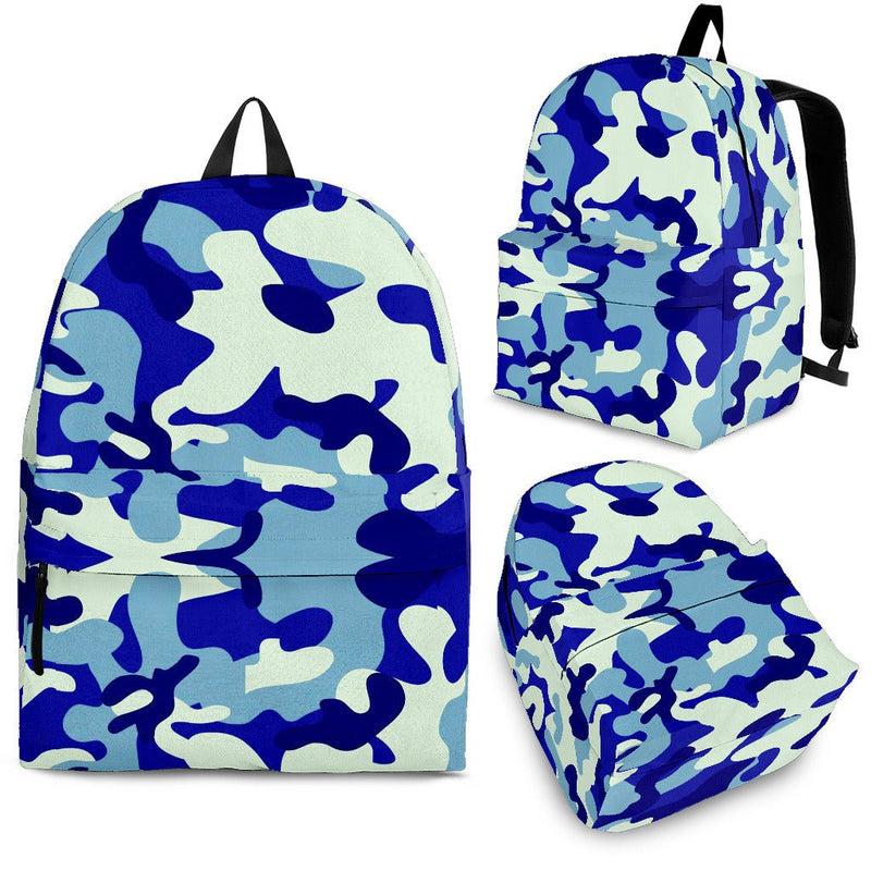 Blue Camouflage Backpack - Carbone&