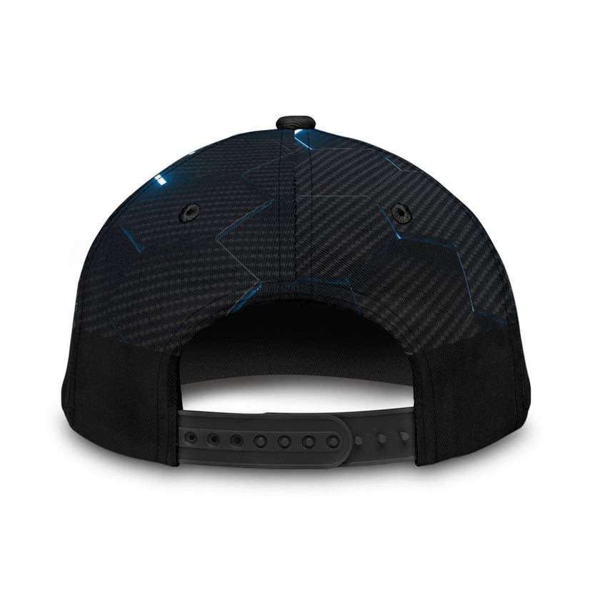 Blue Carbon Fiber Classic Cap - Carbone's Marketplace