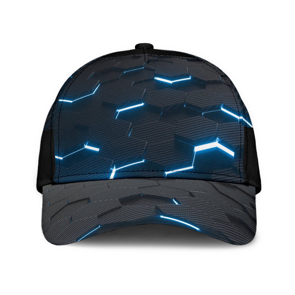 Blue Carbon Fiber Classic Cap - Carbone's Marketplace