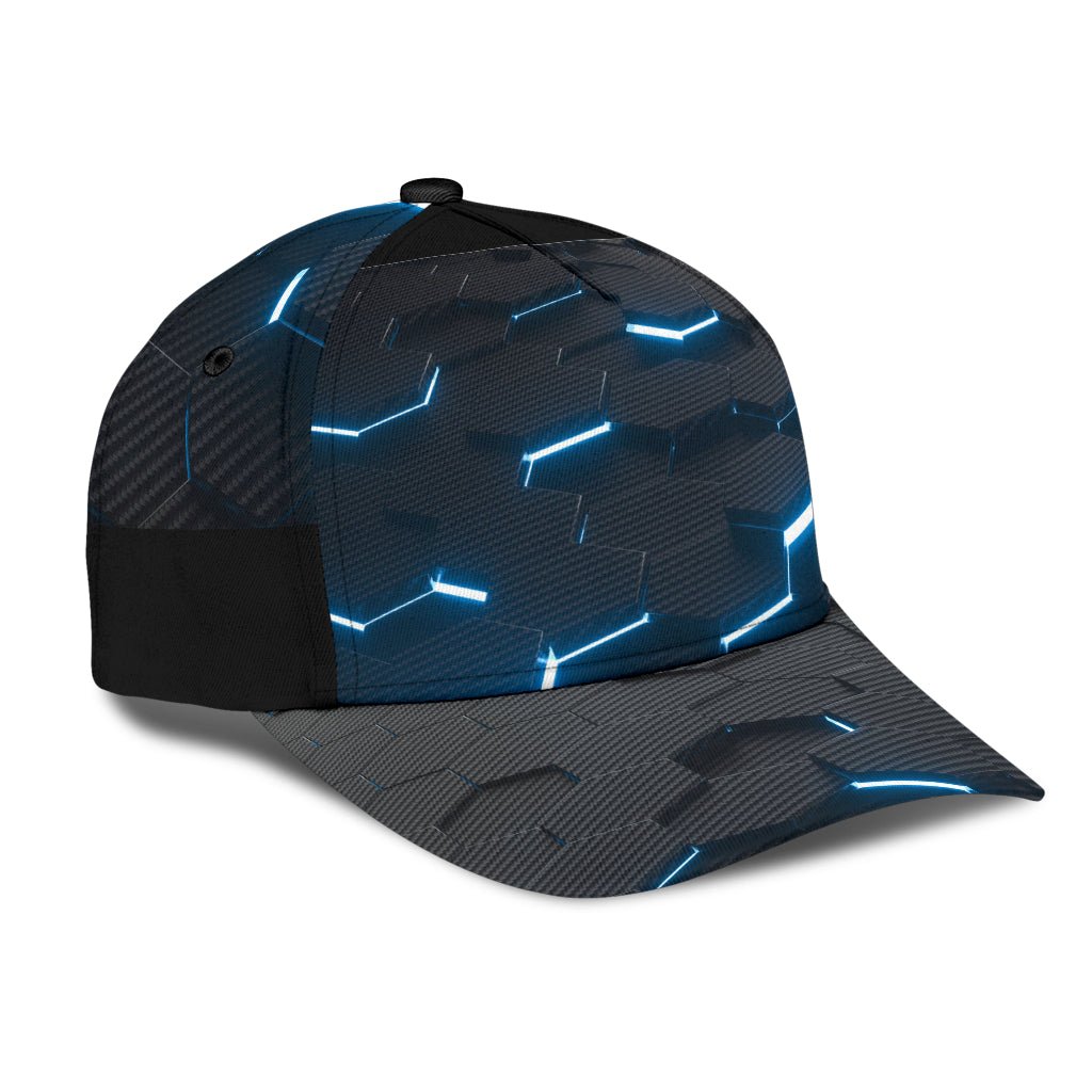Blue Carbon Fiber Classic Cap - Carbone's Marketplace