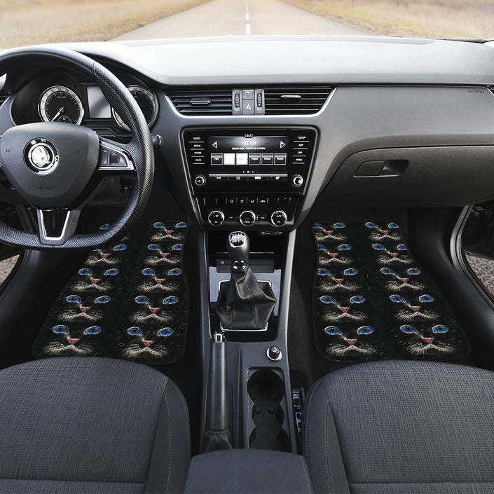 Blue eyed Cat Car Floor Mat - Carbone's Marketplace