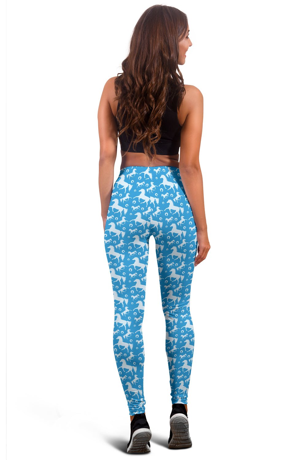 Blue Horse Leggings - Carbone's Marketplace