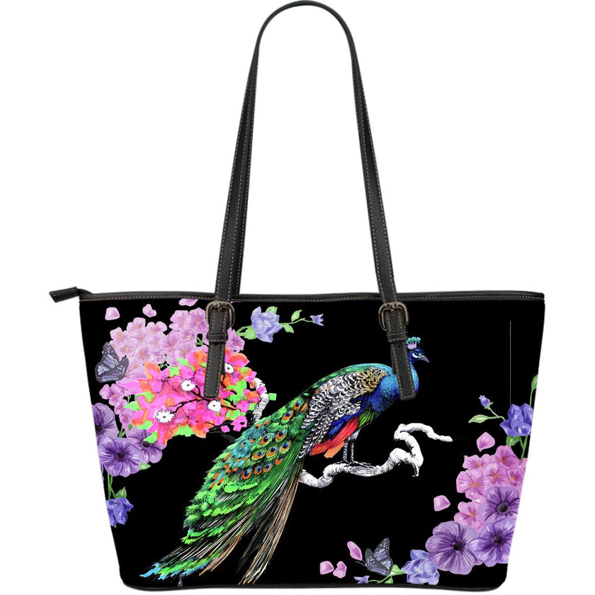 Boho Peacock Large Tote Bag - Carbone's Marketplace
