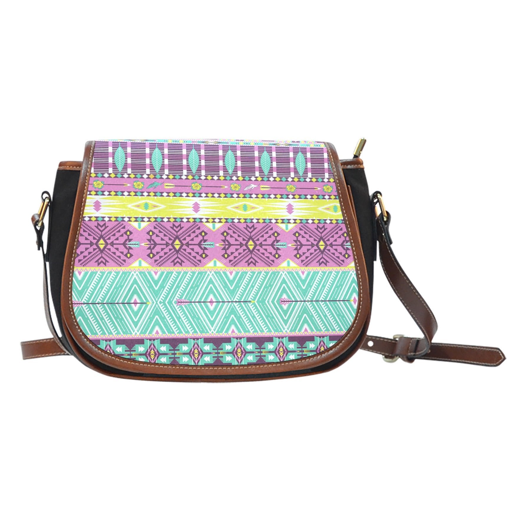 Boho Tribe Canvas Saddle Bag - Carbone's Marketplace