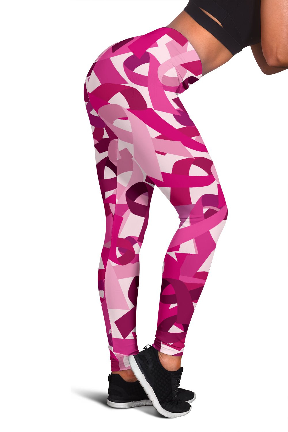 Breast Cancer Awareness Women's Leggings - Carbone's Marketplace