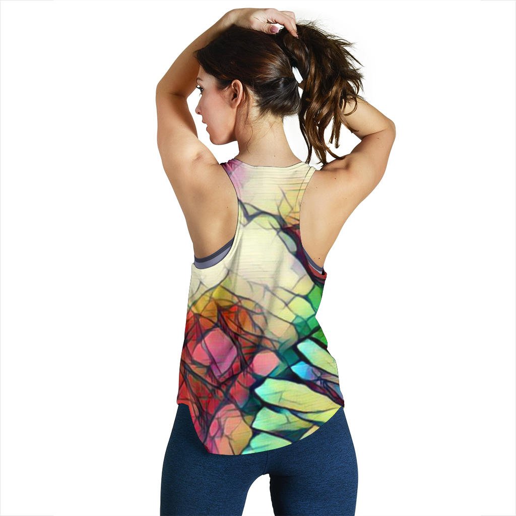 Bright Flower Racerback Tank - Carbone's Marketplace