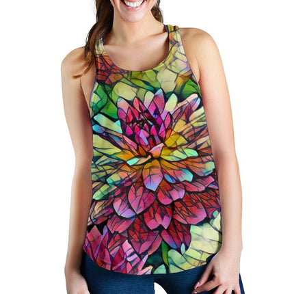 Bright Flower Racerback Tank - Carbone's Marketplace