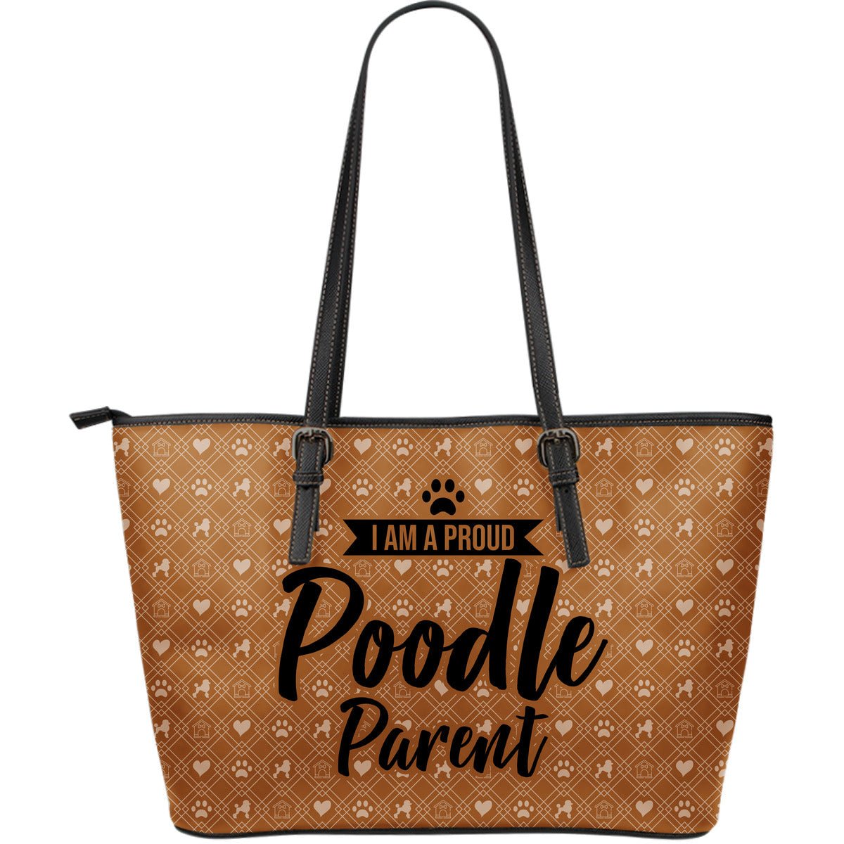 Brown Poodle Parent Tote - Carbone's Marketplace