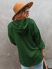 Buttoned Drop Shoulder Hoodie - Carbone's Marketplace