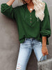 Buttoned Drop Shoulder Hoodie - Carbone's Marketplace