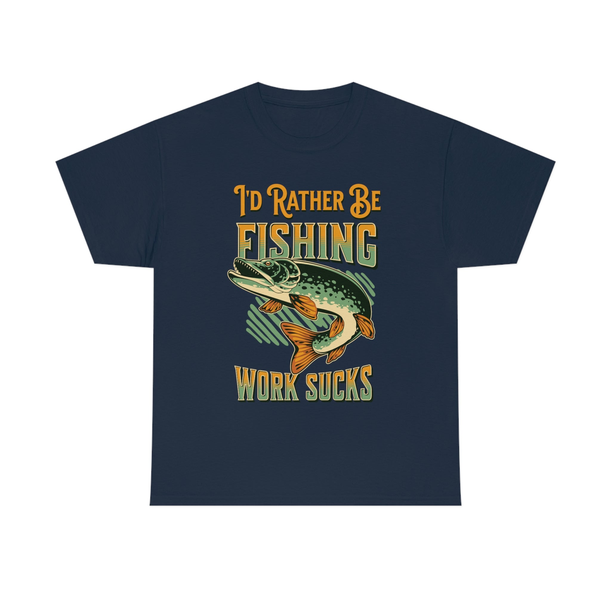 I'd Rather Be Fishing- Fun Shirt, Sport Shirt