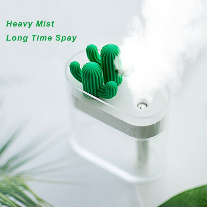 Cactus Color Ultrasonic Humidifier & Diffuser - Carbone's Marketplace