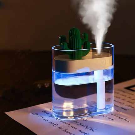 Cactus Color Ultrasonic Humidifier & Diffuser - Carbone's Marketplace