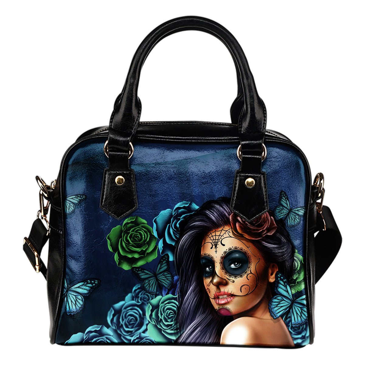 Calavera Turquois Shoulder Handbag - Carbone's Marketplace