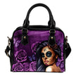 Calavera Violet Shoulder Handbag - Carbone's Marketplace