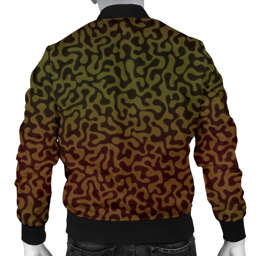 Camo Chameleon Modern Camouflage Men's Bomber Jacket - Carbone's Marketplace