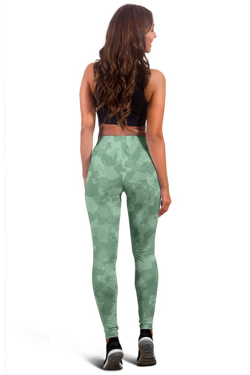 Camo Leggings Green - Carbone&