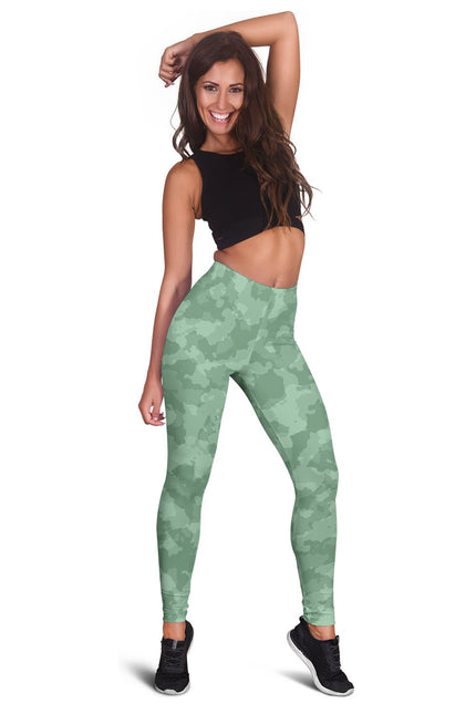 Camo Leggings Green - Carbone's Marketplace