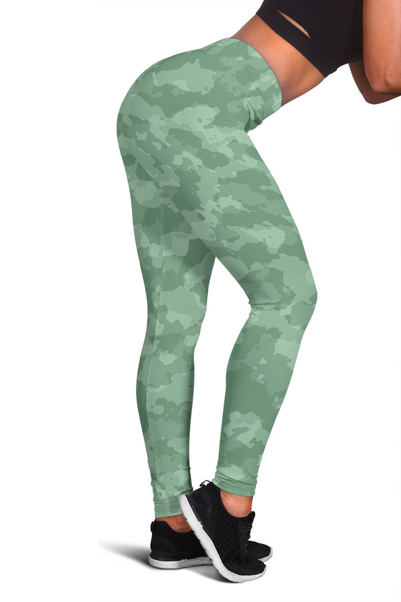 Camo Leggings Green - Carbone&