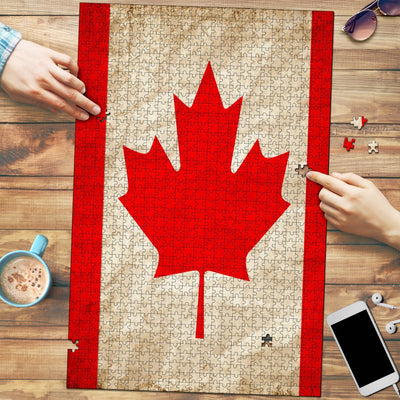 Canadian Grunge Jigsaw Puzzle - Carbone's Marketplace