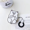 Cartoon Cat AirPods Case - Carbone's Marketplace