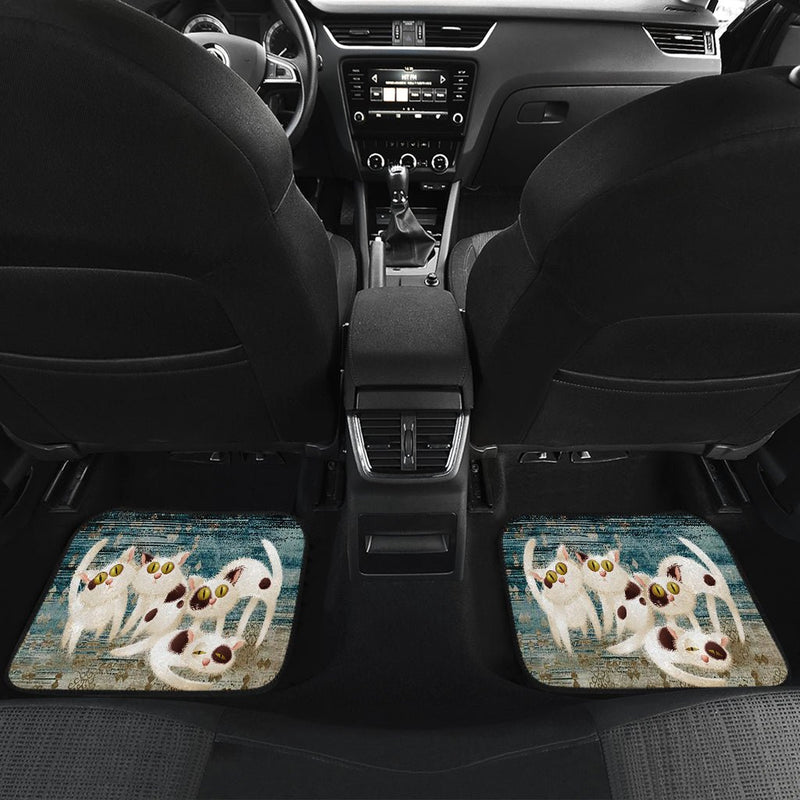 Cat eyes Car Floor Mat - Carbone&