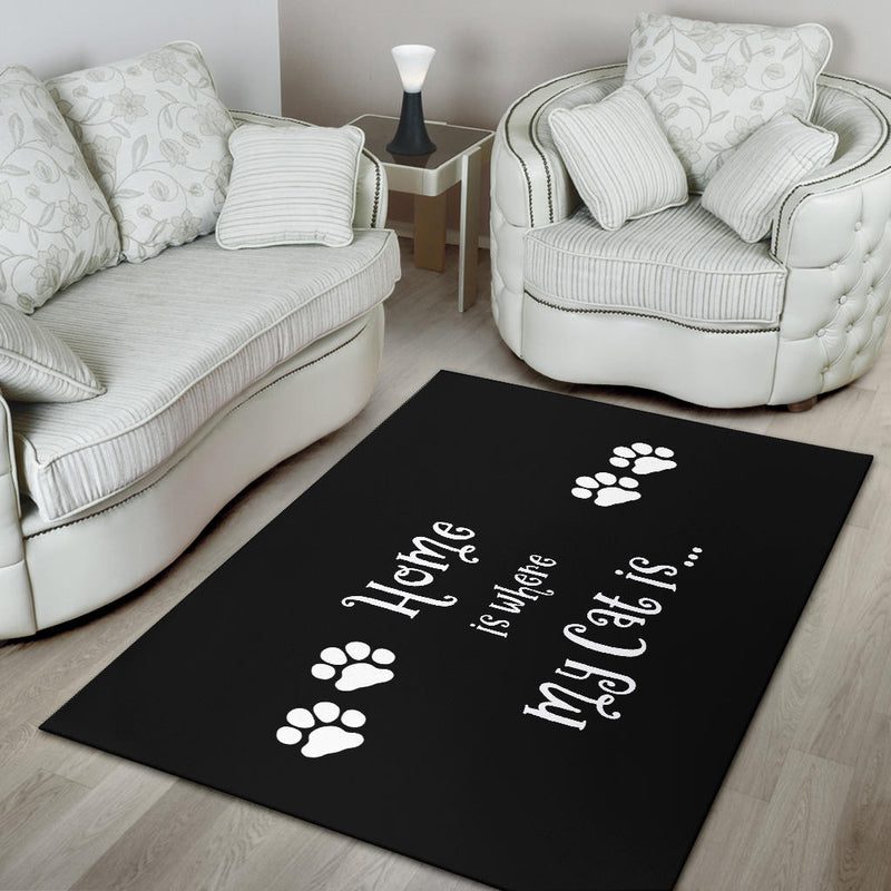 Cat Home Area Rug - Carbone&