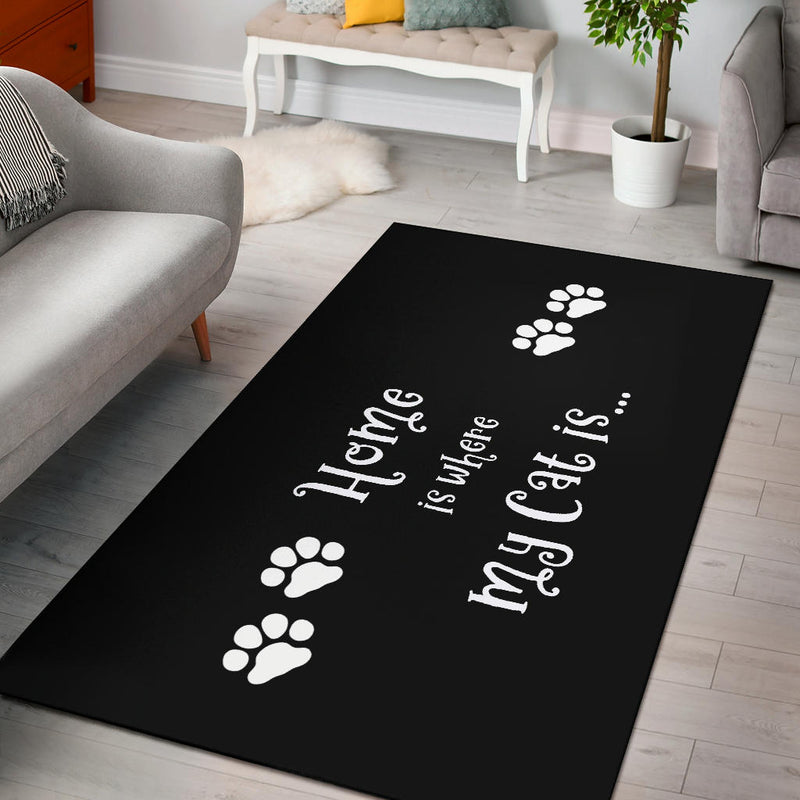 Cat Home Area Rug - Carbone&