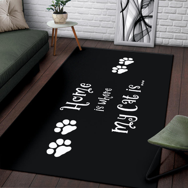 Cat Home Area Rug - Carbone&