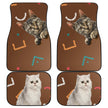 Cats eyes wide open Car Floor Mat - Carbone's Marketplace