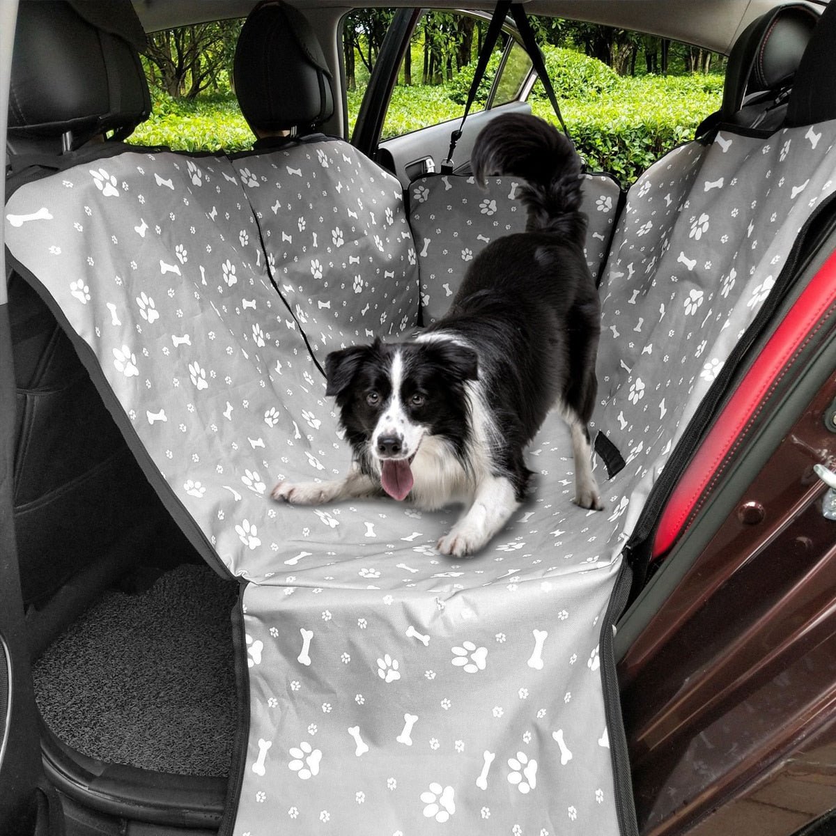 CAWAYI KENNEL Dog Carriers Waterproof Rear Back Pet Dog Car Seat Cover Mats Hammock Protector with Safety Belt Transportin Perro - Carbone's Marketplace