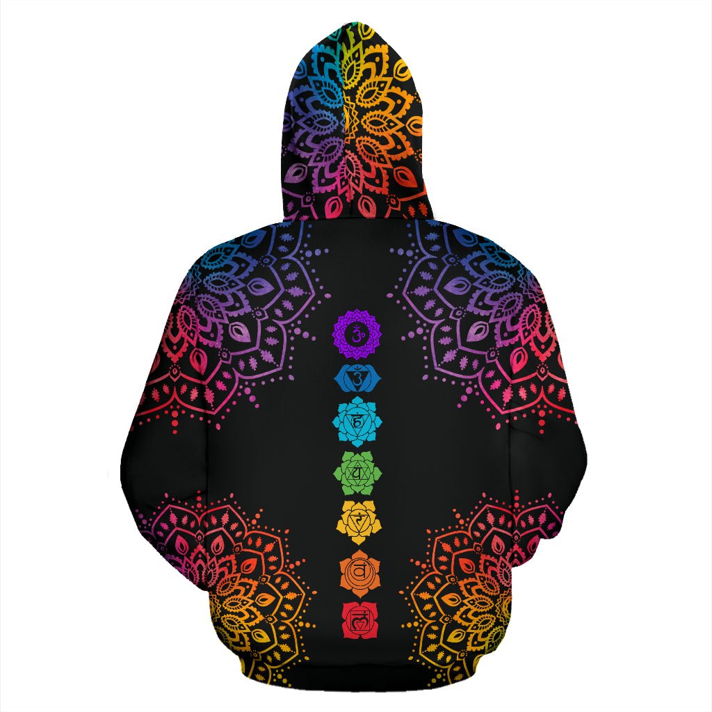 Chakra Mandala Hoodie - Carbone's Marketplace